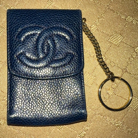 Chanel Mini Pouch/Card Holder/Key (Authentic) Pre-loved COA pictured. - Picture 1 of 7
